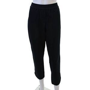 Peace of Cloth Womens Cropped Ankle Pants Black Size S